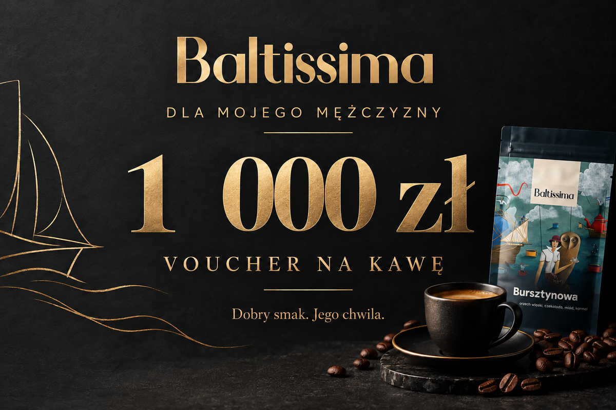 Dla mojego mężczyzny — voucher na kawę 1 000 zł