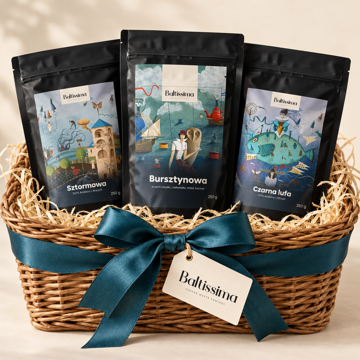 Trzy smaki Baltissima — zestaw 3 × 250 g