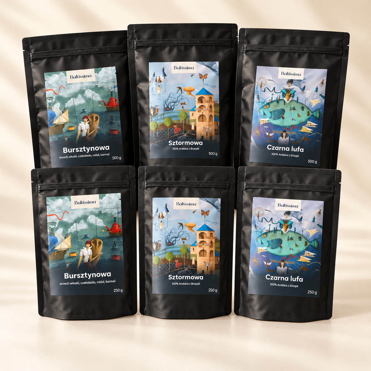 Kolekcja Baltissima — zestaw 250 g + 500 g