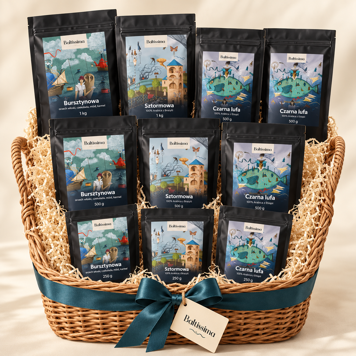 Wielka kolekcja Baltissima — zestaw 250 g + 500 g + 1 kg