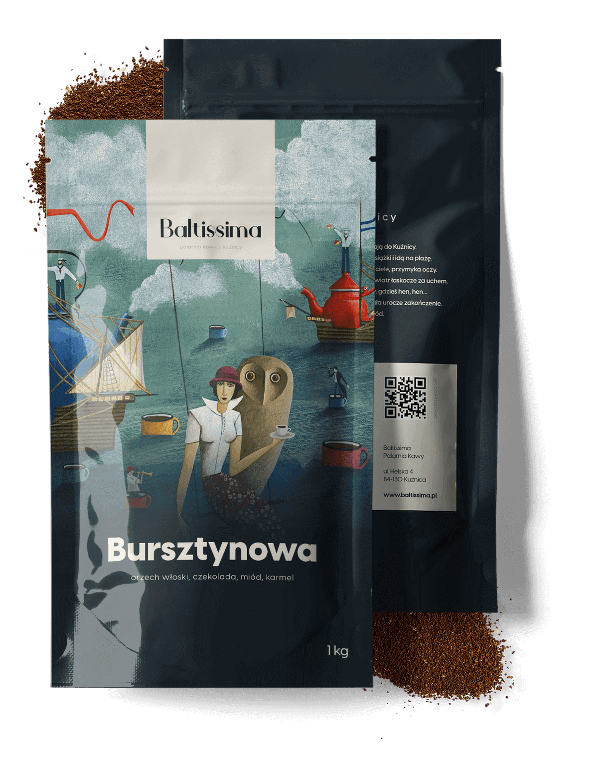Baltissima Bursztynowa, 1000 g, mielona