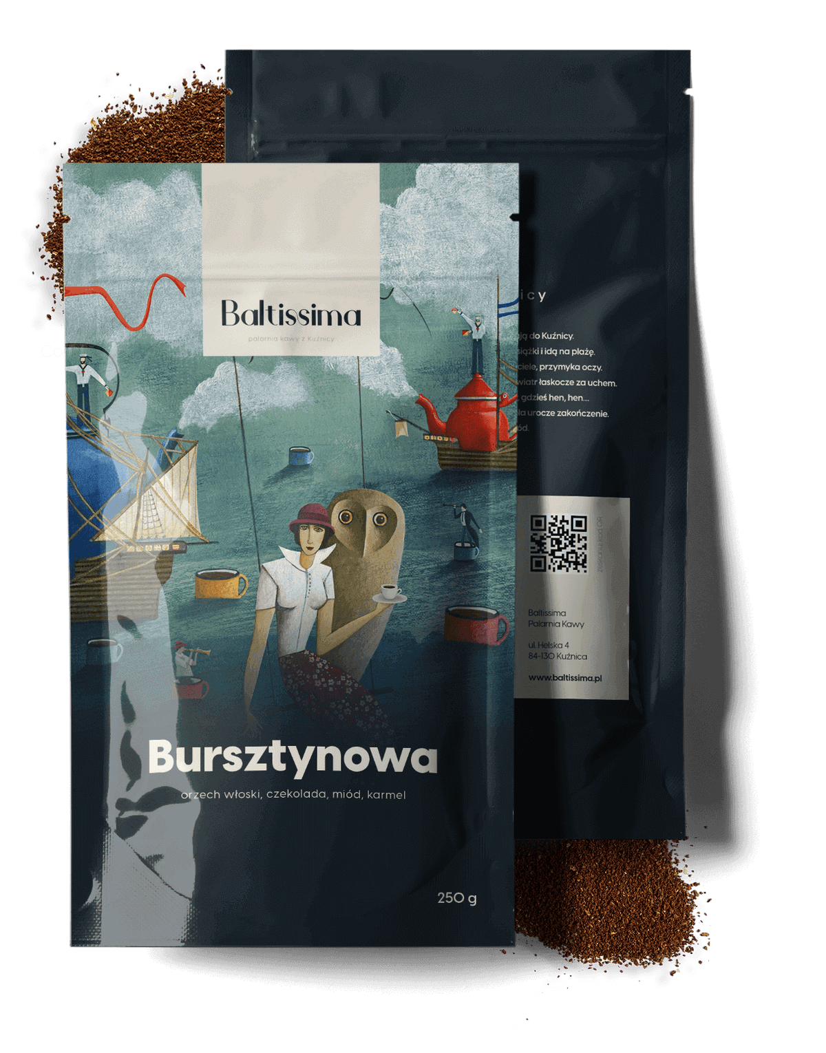 Baltissima Bursztynowa, 250 g, mielona